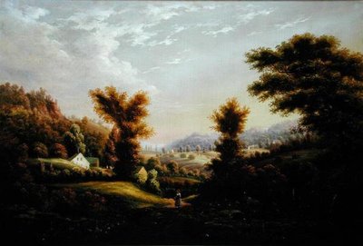 Fille sur un chemin - George Gunter Hartwick