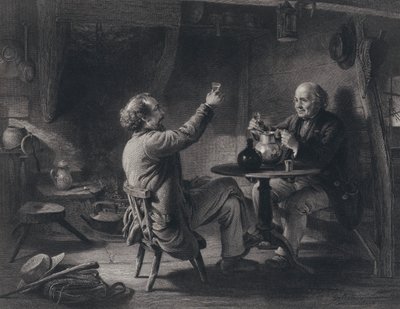 Illustration pour Auld Lang Syne de Robert Burns - George Harvey