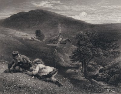 Illustration pour Auld Lang Syne de Robert Burns - George Harvey