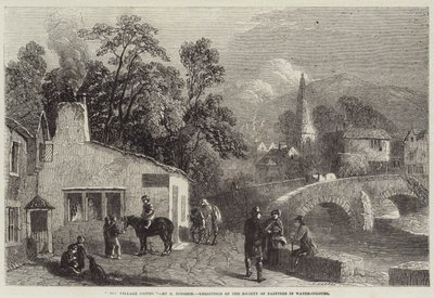 Le forgeron du village, exposition de la Society of Painters in Water-Colours - George Haydock Dodgson
