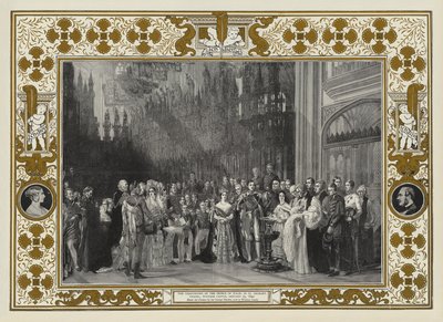 Le baptême du prince de Galles à la chapelle Saint-Georges, château de Windsor, 25 janvier 1842 - George Hayter