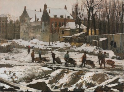 Chantier de construction à Amsterdam - George Hendrik Breitner