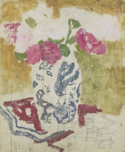 Vase avec des fleurs roses - George Hendrik Breitner