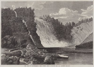 Les chutes de Montmorency, près de Québec - George Henry Andrews