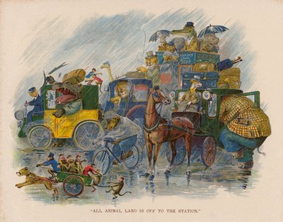 Illustration pour Le voyage des animaux en mer - George Henry Thompson