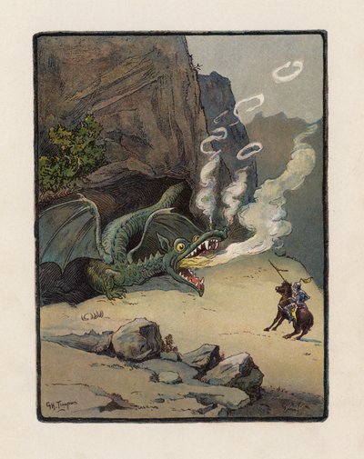 Saint Georges et le dragon - George Henry Thompson