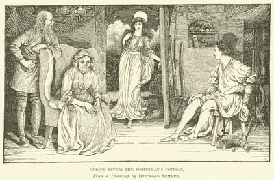 Undine entre dans la Cabane du Pêcheur - George Heywood Maunoir Sumner