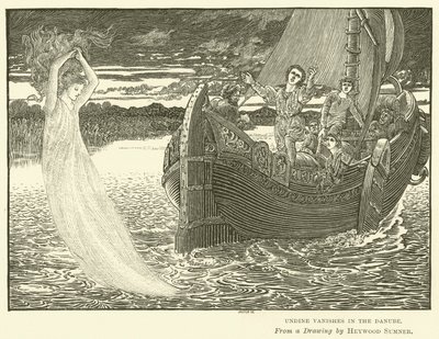 Undine disparaît dans le Danube - George Heywood Maunoir Sumner