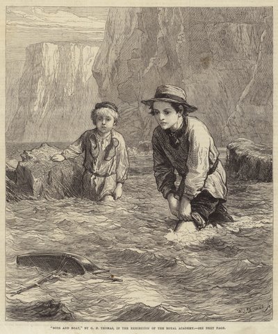 Garçons et bateau - George Housman Thomas