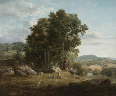 George Inness / "Le coupeur de bois", 1849 - George Inness