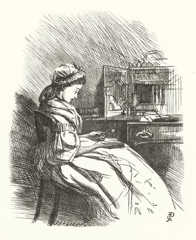 Illustration pour Stanzas on Woman - George John Pinwell