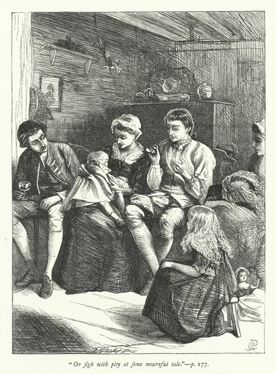 Illustration pour Le Voyageur - George John Pinwell