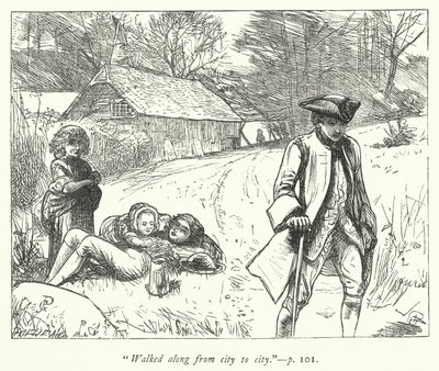 Illustration pour Le Vicaire de Wakefield - George John Pinwell