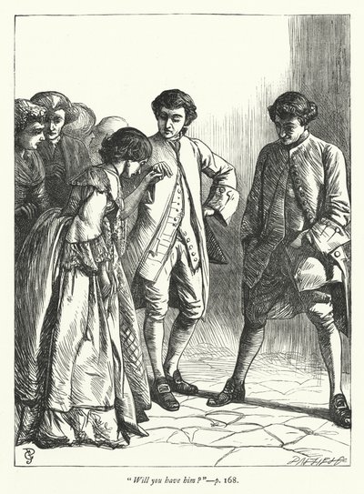 Illustration pour Le Vicaire de Wakefield - George John Pinwell