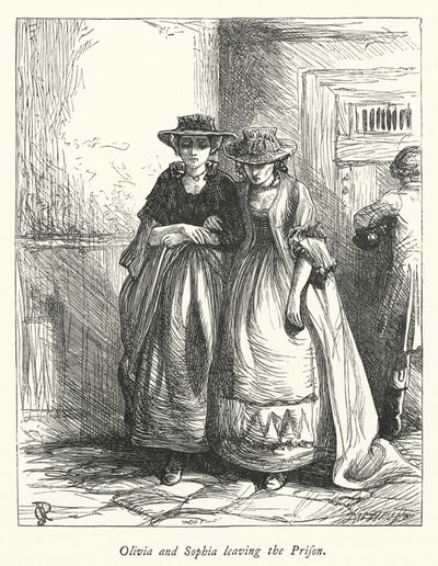 Illustration pour « Le Vicaire de Wakefield » (gravure) - George John Pinwell