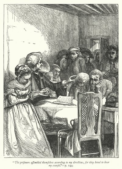 Illustration pour Le Vicaire de Wakefield - George John Pinwell