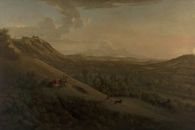 Box Hill, Surrey, avec Dorking au loin - George Lambert