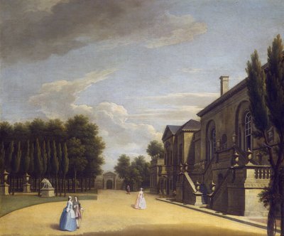 Vue de la villa de Chiswick depuis l