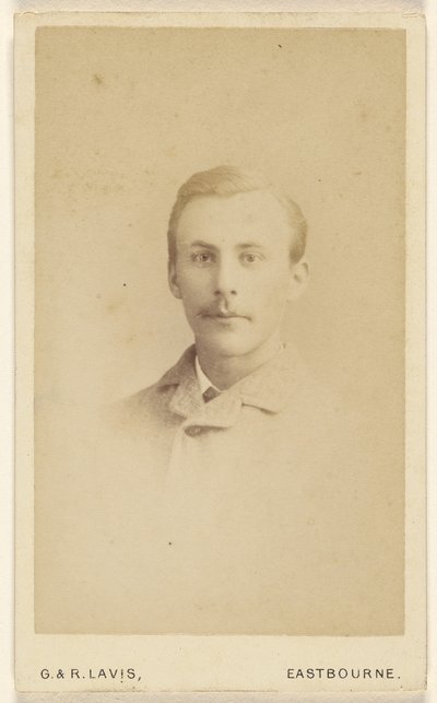 [Homme non identifié avec moustache, en vignette] - George Lavis