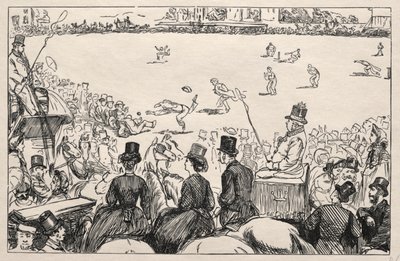 Match de Cricket Universitaire à Lords - George Louis Palmella Busson Du Maurier