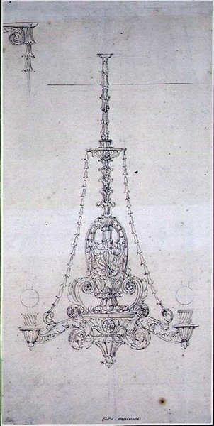 Design pour un lustre - George Maddox