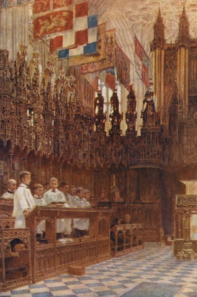 Chapelle Saint-Georges, vêpres - George Moore Henton