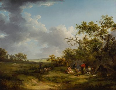 Paysage avec un Campement de Bohémiens - George Morland