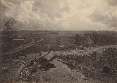 Champ de bataille de Resacca, Géorgie No. 4, années 1860 - George N. Barnard