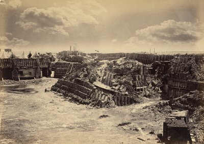 Vue intérieure de Fort Sumter - George N. Barnard
