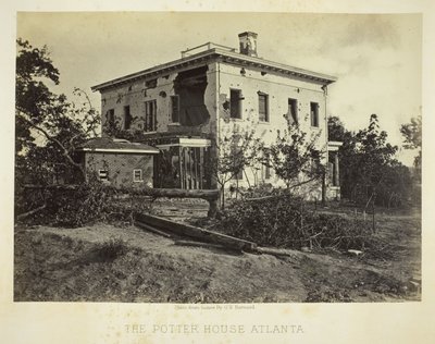La maison Potter à Atlanta - George N. Barnard