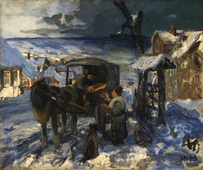 Scène de village - George Overbury Pop Hart
