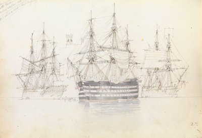 Exercice de voile dans le port de Malte - George Pechell Mends