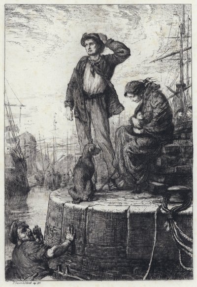 Émigrants à Liverpool - George Percy Jacomb Hood