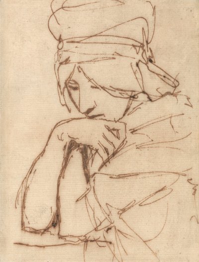 Une femme pensive - George Romney