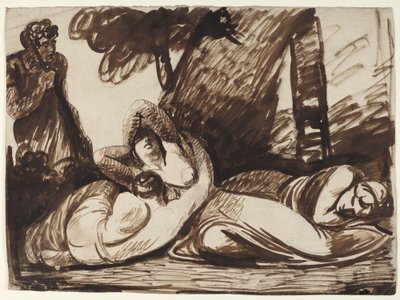 Cimon et Iphigénie : scène tirée du Décaméron de Boccace - George Romney