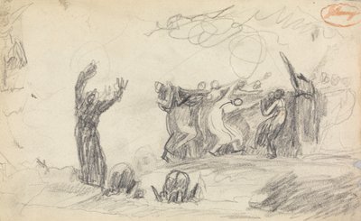 Étude de composition de figure n° 12 - George Romney