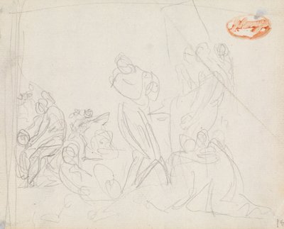 Figure Étude de composition 34 - George Romney