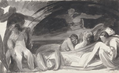 Howard visitant une prison - George Romney