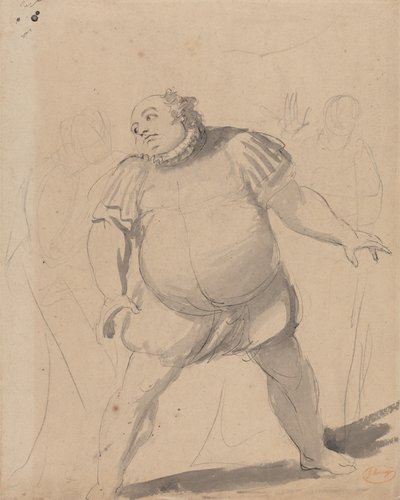 John Henderson dans le rôle de Falstaff - George Romney