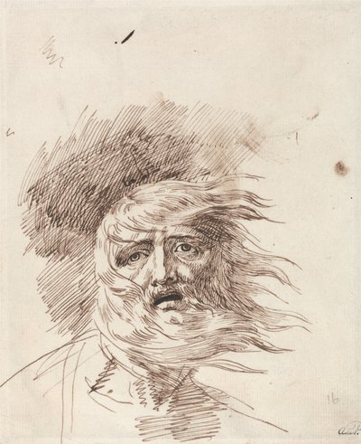 "Lear dans la tempête", Le Roi Lear, Acte III, Scène II - George Romney
