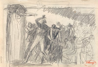 MacBeth : Scène du banquet - George Romney