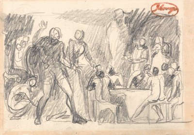 MacBeth : Scène du banquet - George Romney