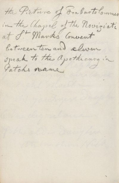 Notes sur le manuscrit - George Romney