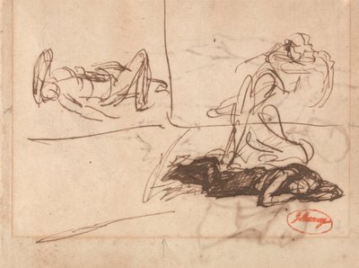 Figures couchées - George Romney