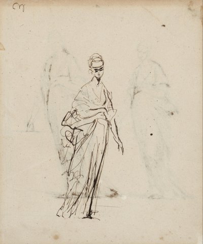 Figure féminine unique - George Romney