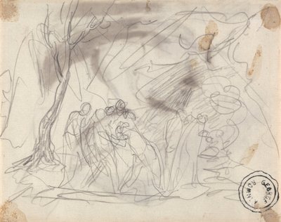 Esquisse pour Canidia et les jeunes - George Romney