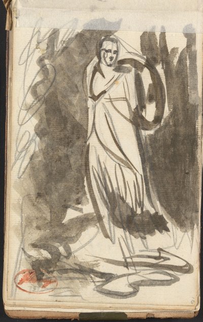 Figure féminine debout - George Romney