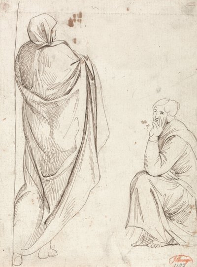 Figure debout et Figure assise - George Romney