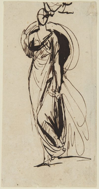 Étude pour le portrait de la vicomtesse Bulkeley - George Romney