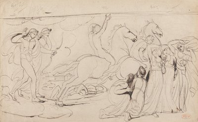 La destruction des enfants de Niobé - George Romney